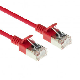 FIXED CAT6A U-FTP Patch Cable 0,5m Red