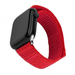 FIXED Nylon Sporty Strap for Apple Watch 38/40/41mm Red