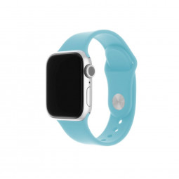 FIXED Silicone Strap Set for Apple Watch 38/40/41 mm, turquoise