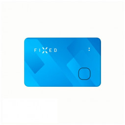 FIXED Smart tracker Tag Card with Find My support Wireless Charging Blue