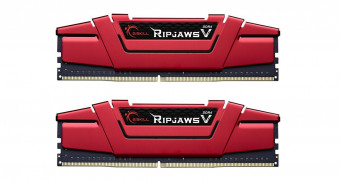 G.SKILL 16GB DDR4 2400Mhz Kit(2x8GB) Ripjaws V Red