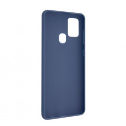 FIXED Gack rubberized cover Story for Samsung Galaxy A21s, blue