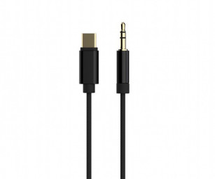 Gembird CCA-CM3.5M-1.5M USB type-C to stereo 3.5 mm AUX cable 1,5m Black