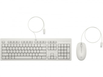 HP 225 Wired Keyboard Combo White HU