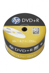 HP DVD-R 4,7Gb 16x Zsugor csomagolás 50db/csomag (50-es címke)