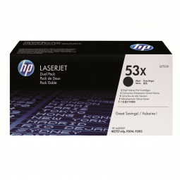 HP Q7553XD (53X) 2-pack Black toner