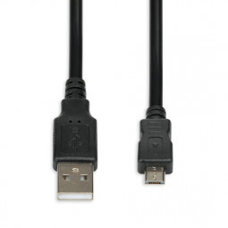 iBox IKU2M18 USB-A - microUSB Cable 1,8m Black