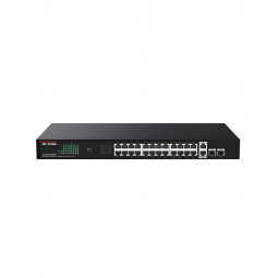 IP-COM G1128P-24-250W 26GE+2SFP Ethernet Unmanaged Switch With 24-Port PoE