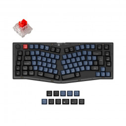 Keychron V10 RGB Fully Assembled Knob K Pro Red Mechanical Hot Swap Keyboard Frosted Black UK