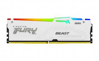 Kingston 16GB DDR5 6400MHz Fury Beast RGB XMP White