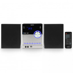 Lenco MC-150 Stereo with DAB+ FM CD Bluetooth & USB player Black