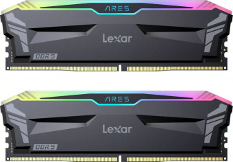 Lexar 32GB DDR5 6400MHz Kit(2x16GB) ARES RGB Black