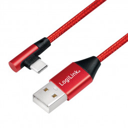 Logilink USB 2.0 Type-C cable 1m Red