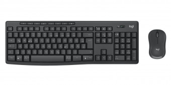 Logitech MK370 Wireless billentyűzet + optikai egér Black DE