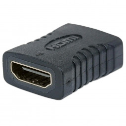 Manhattan HDMI A Female to A Female Coupler Black