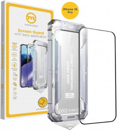 Mobile Origin Screen Guard with easy application iPhone 16 Pro Yellow