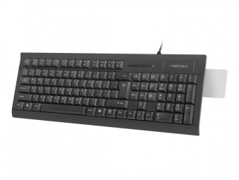 natec Moray Keyboard with ID Card Reader Black US