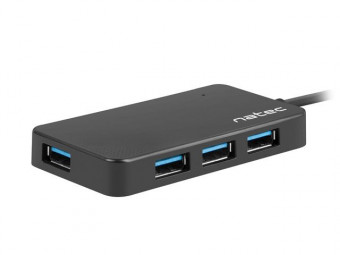 natec Silkworm USB 3.0 Hub Black