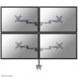 Neomounts FPMA-D935D4 Tilt/Turn/Rotate Quad desk monitor arm 10