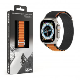 Next One Adventure Loop for Apple Watch 45/49mm Black/Orange