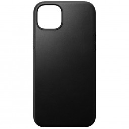 Nomad iPhone 15 Plus Modern Leather Case Black