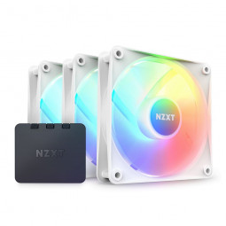 NZXT F120 RGB Core Triple Pack White