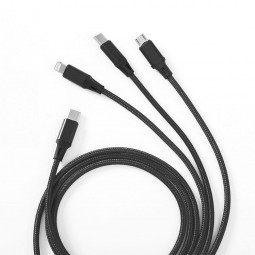 Platinet Omega Smart Cable USB to mixroUSB, Type-C, Lightning