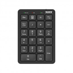 Port Designs Rechargeable Bluetooth Numeric Keypad Black