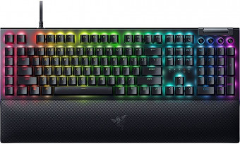 Razer BlackWidow V4 Green Switch Keyboard Black UK