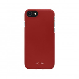 FIXED Rubber back cover Story for Huawei Y7 (2019), red