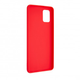 FIXED Rubber back cover Story for Samsung Galaxy A31, red