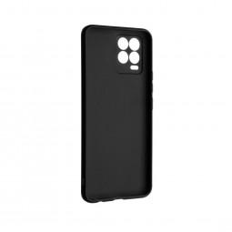 FIXED Rubberized back cover Story for Realme 8 / Realme 8 Pro, black