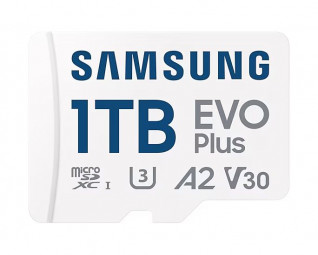 Samsung 1TB microSDXC EVO Plus Class10 U3 A2 V30 + adapterrel