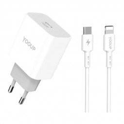 YOOUP NC60-C 20W Lightning cable 1m White