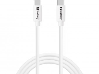 Sandberg USB-C 65W Cable 1m White