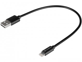 Sandberg USB>Lightning MFI 0,2m Black