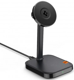 Spigen ArcField MagFit Dual Wireless Charger Black