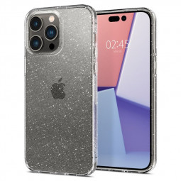 Spigen Liquid Crystal Glitter, crystal quartz - iPhone 14 Pro