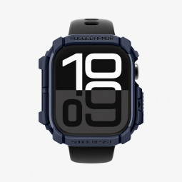 Spigen Rugged Armor Apple Watch 10 46mm Navy Blue