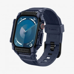 Spigen Rugged Armor Pro Apple Watch 10 42mm Navy Blue