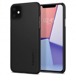 Spigen Thin Fit, black - iPhone 11