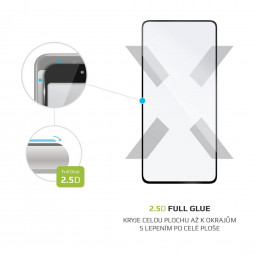 FIXED Tempered glass screen protector Full-Cover for Huawei P40, full screen bonding, black