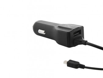 TnB 1XUSB-A 15W car charger + mini USB cable Black