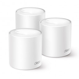 TP-Link Deco X1500 AX1500 Whole Home Mesh Wi-Fi 6 System Acces Point White (3Pack)