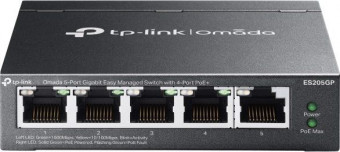 TP-Link ES205GP 5-Port PoE Switch Black