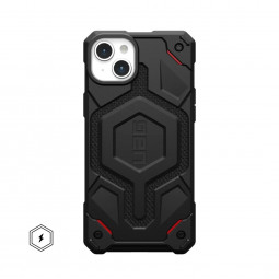 UAG Monarach Pro Kevlar case for Magsafe iPhone 15 Plus Kevlar Black