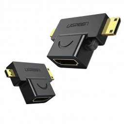 UGREEN mini/microHDMI - HDMI adapter Black