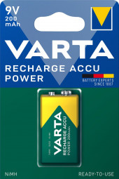 Varta 200mAh 9V Ni-MH akkumulátor 1db/csomag