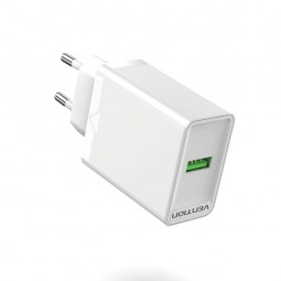 Vention 18W Fast Charger White