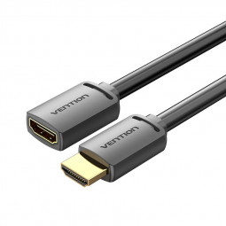 Vention HDMI-A Male to HDMI-A Female 4K HD Cable 3m Black